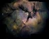 M20 - The Trifid Nebula in Narrowband M20 - The Trifid Nebula in Narrowband